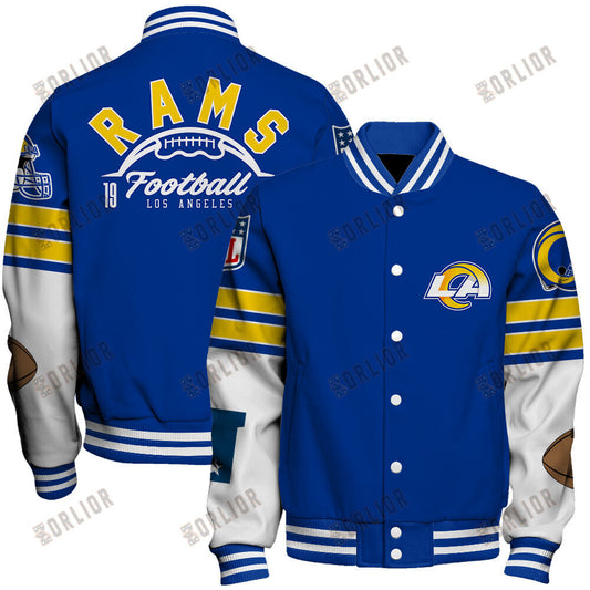 Los Angeles Rams National Football League 2024 Feel The Power Unisex Varsity Jacket