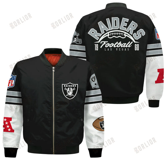 Las Vegas Raiders National Football League 2024 Feel The Power Bomber Jacket