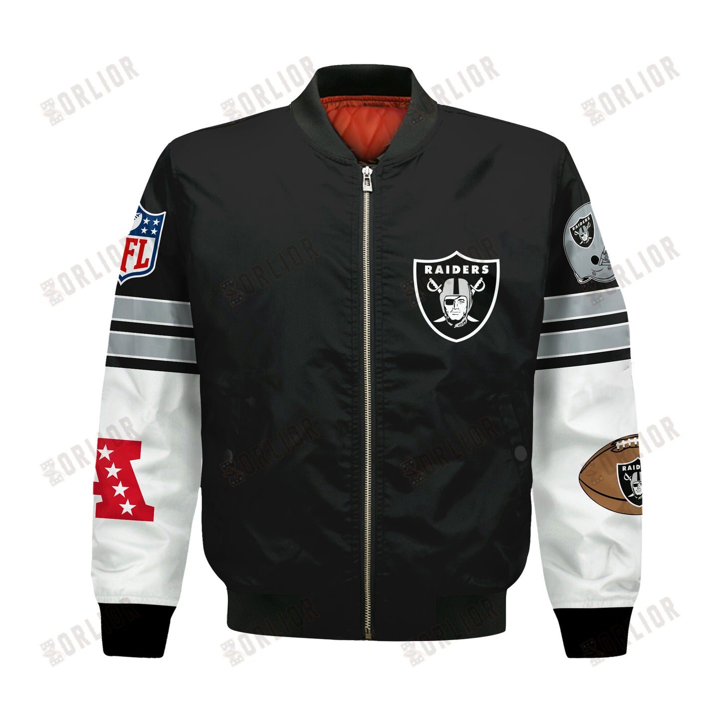Las Vegas Raiders National Football League 2024 Feel The Power Bomber Jacket