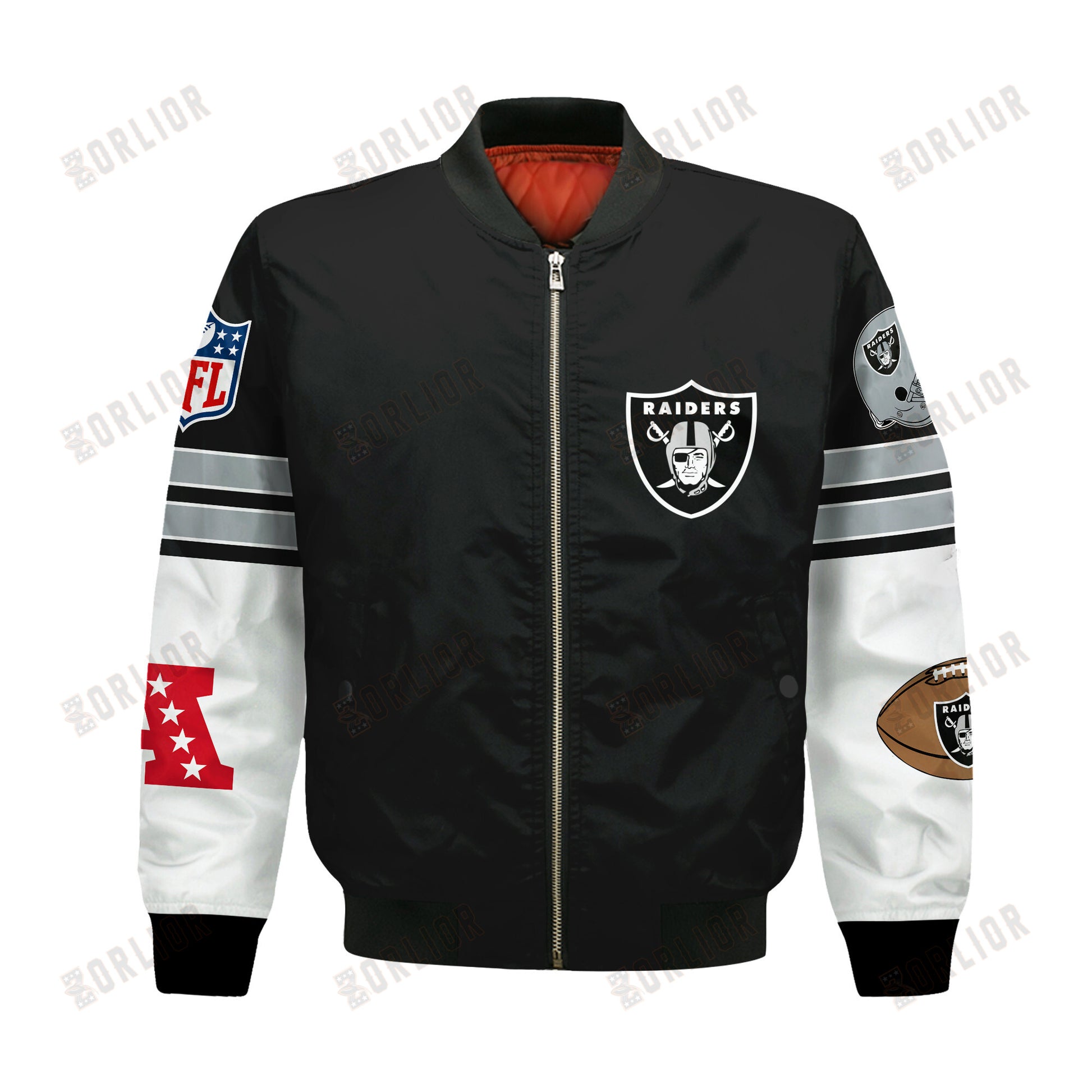 Las Vegas Raiders National Football League 2024 Feel The Power Bomber Jacket