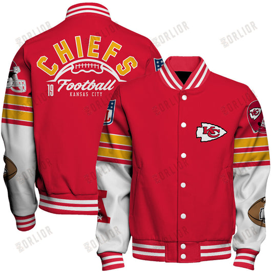 Kansas City Chiefs National Football League 2024 Feel The Power Unisex Varsity Jacket