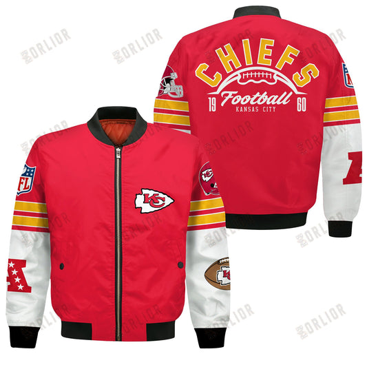 Kansas City Chiefs National Football League 2024 Feel The Power Bomber Jacket