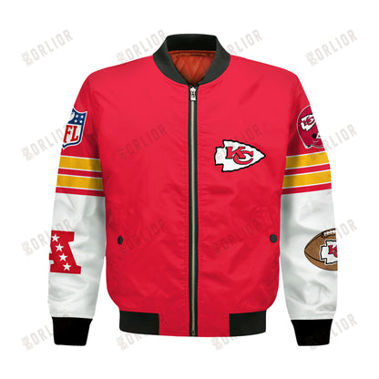 Kansas City Chiefs National Football League 2024 Feel The Power Bomber Jacket