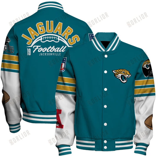 Jacksonville Jaguars National Football League 2024 Feel The Power Unisex Varsity Jacket