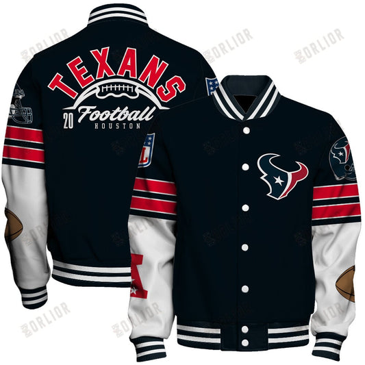 Houston Texans National Football League 2024 Feel The Power Unisex Varsity Jacket