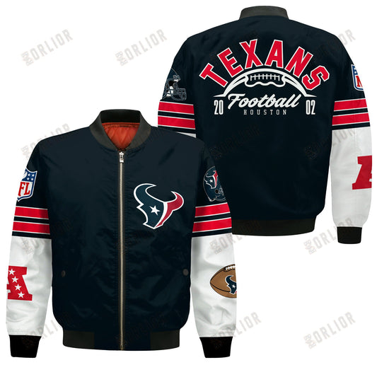 Houston Texans National Football League 2024 Feel The Power Bomber Jacket
