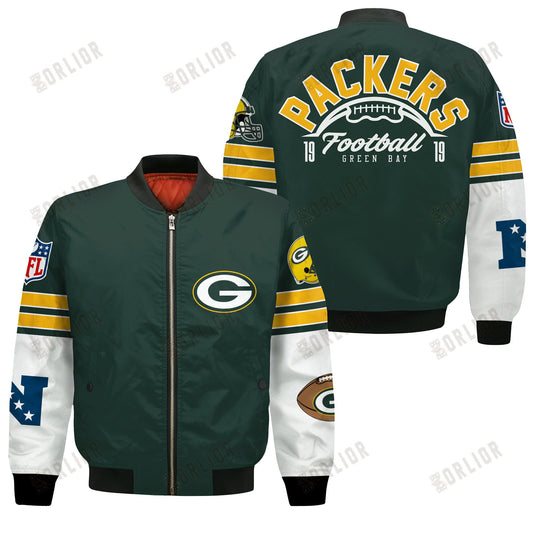 Green Bay Packers National Football League 2024 Feel The Power Bomber Jacket