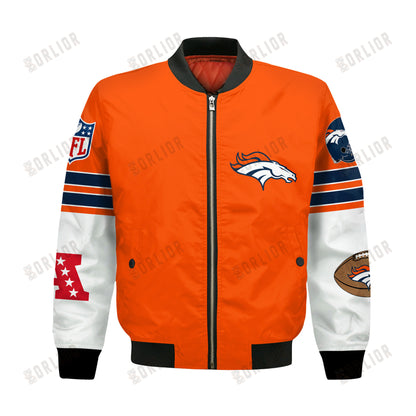 Denver Broncos National Football League 2024 Feel The Power Bomber Jacket