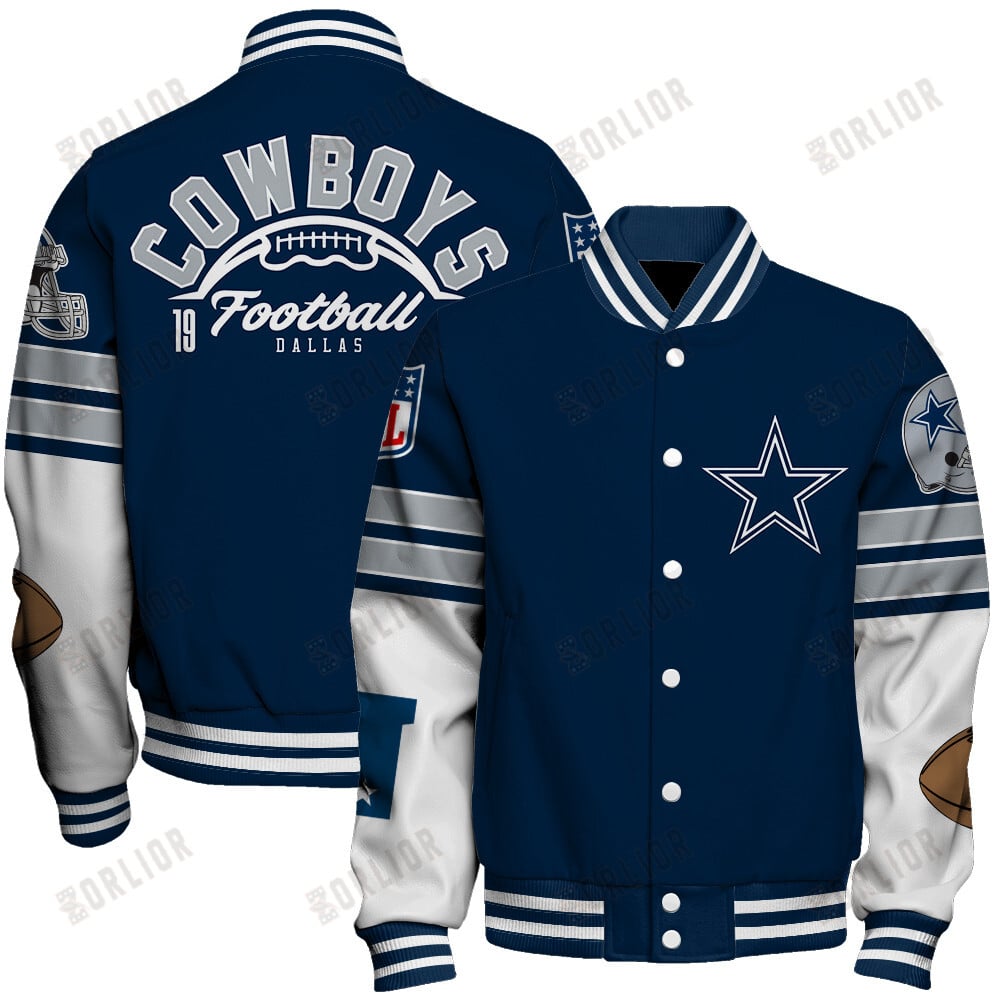 Dallas Cowboys National Football League 2024 Feel The Power Unisex Varsity Jacket