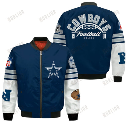Dallas Cowboys National Football League 2024 Feel The Power Bomber Jacket