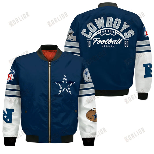 Dallas Cowboys National Football League 2024 Feel The Power Bomber Jacket