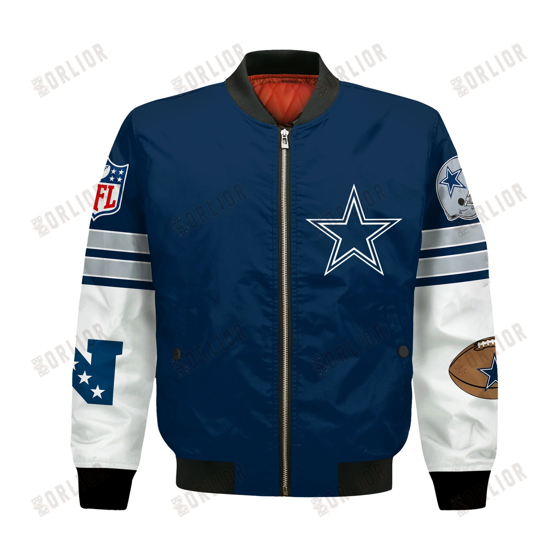 Dallas Cowboys National Football League 2024 Feel The Power Bomber Jacket