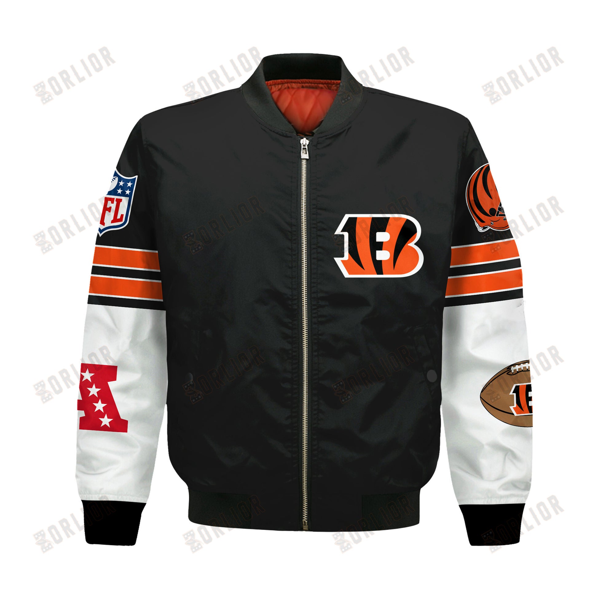 Cincinnati Bengals National Football League 2024 Feel The Power Bomber Jacket