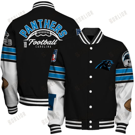 Carolina Panthers National Football League 2024 Feel The Power Unisex Varsity Jacket
