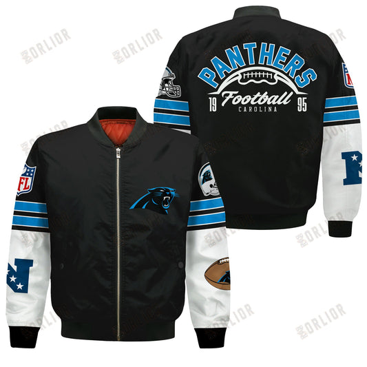 Carolina Panthers National Football League 2024 Feel The Power Bomber Jacket