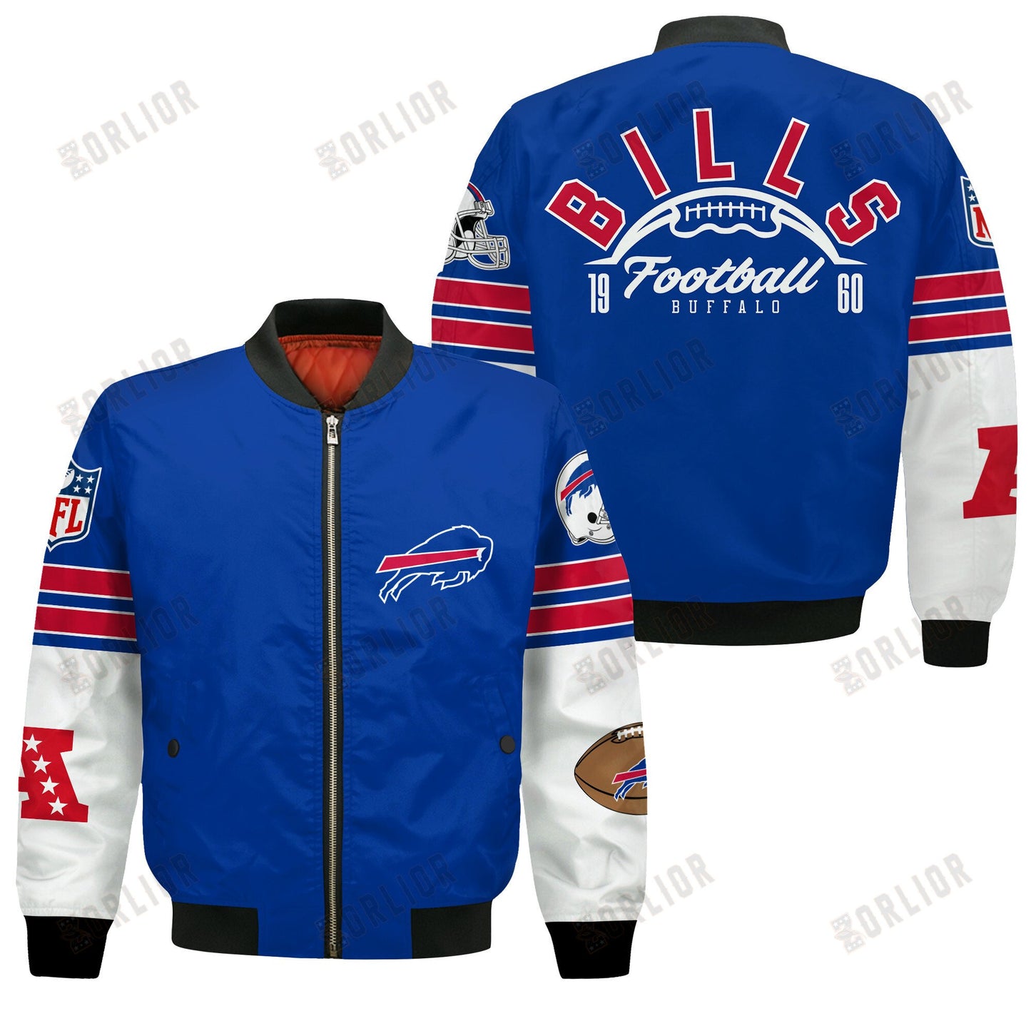 Buffalo Bills National Football League 2024 Feel The Power Bomber Jacket