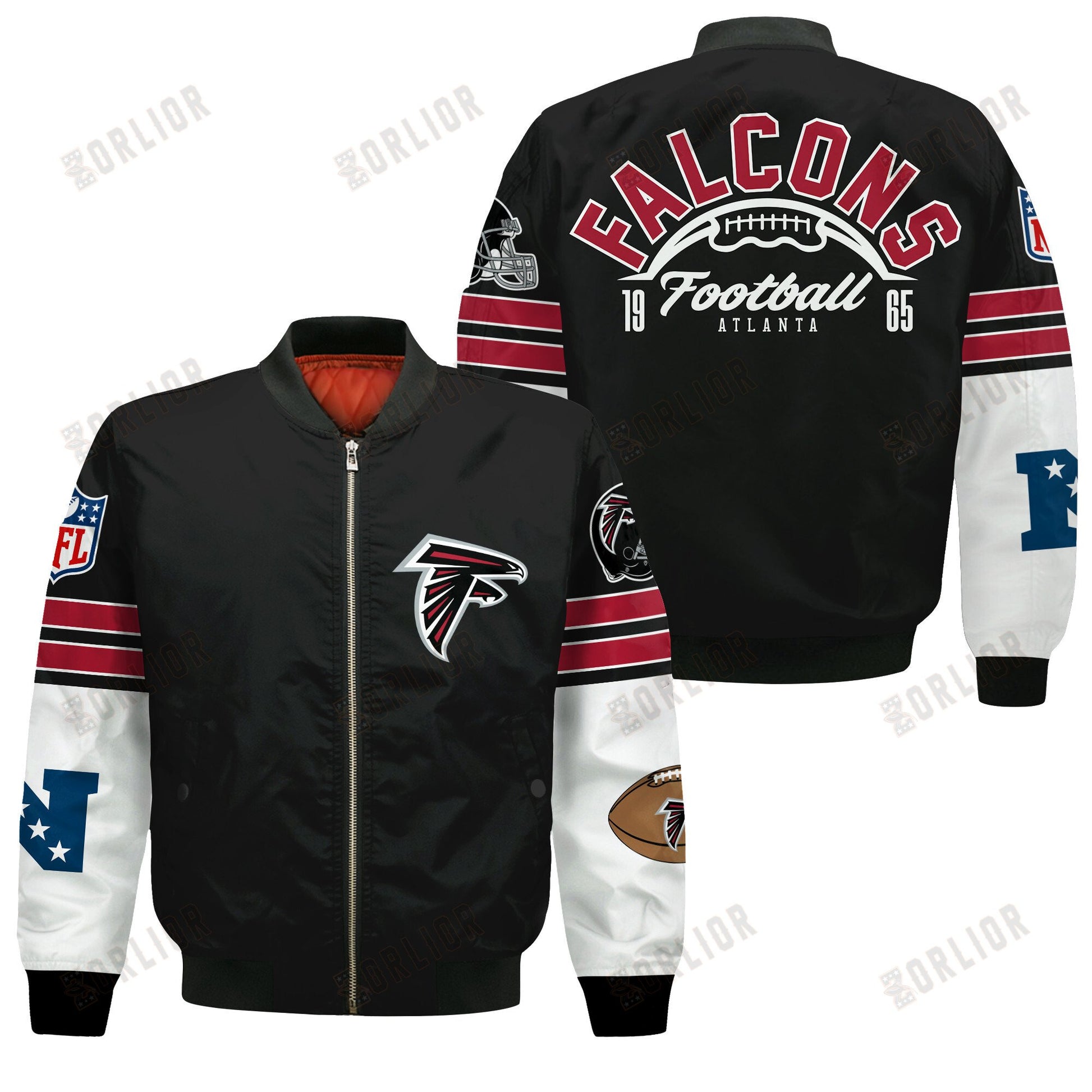 Atlanta Falcons National Football League 2024 Feel The Power Bomber Jacket