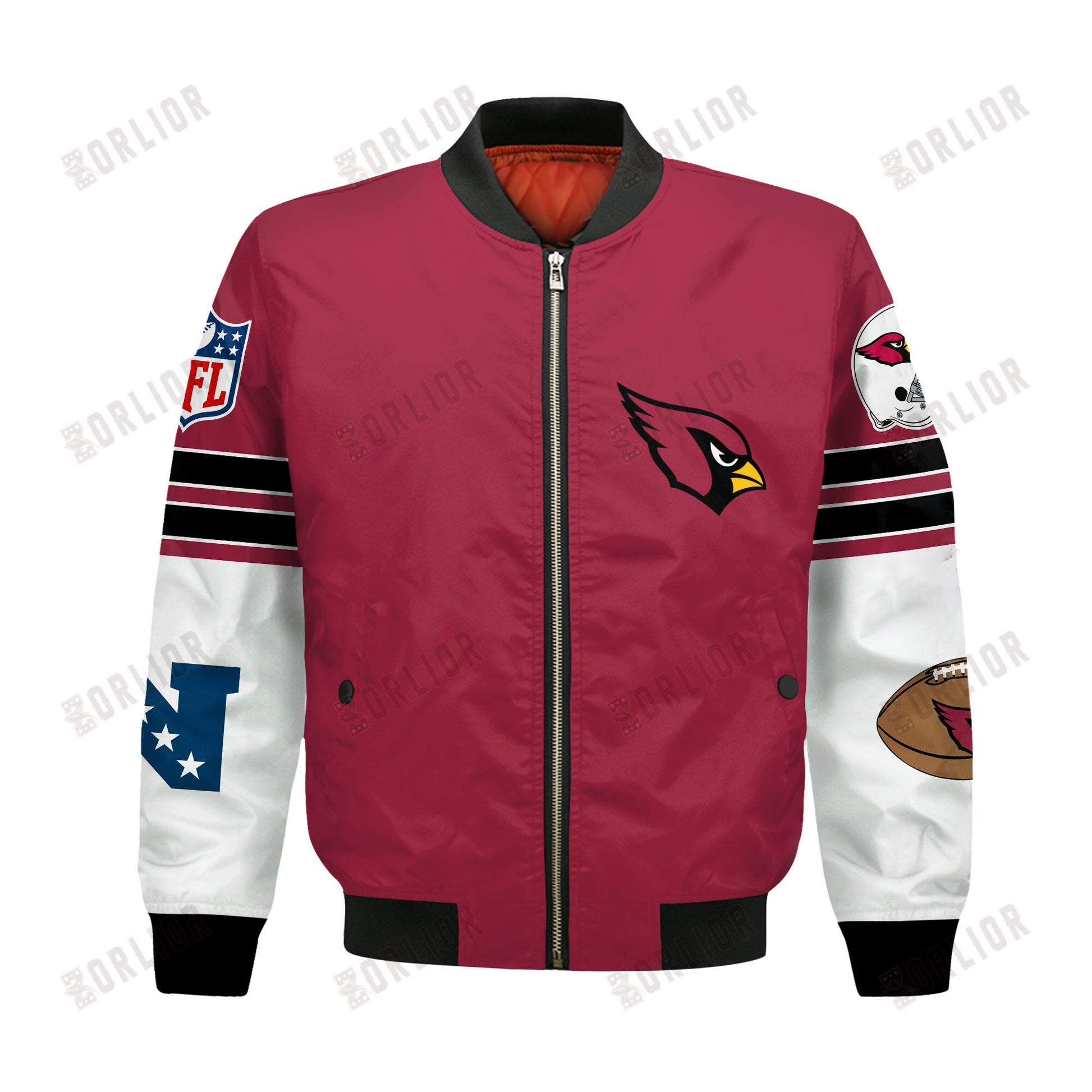 Arizona Cardinals National Football League 2024 Feel The Power Bomber Jacket