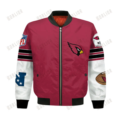Arizona Cardinals National Football League 2024 Feel The Power Bomber Jacket