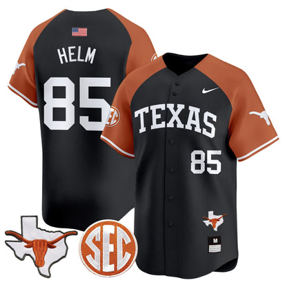 Texas Longhorns 2024 Vapor Premier Baseball Jersey - All Stitched