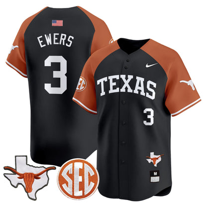 Texas Longhorns 2024 Vapor Premier Baseball Jersey - All Stitched