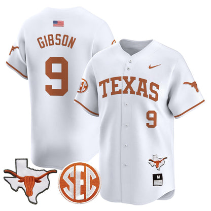 Texas Longhorns 2024 Vapor Premier Baseball Jersey - All Stitched