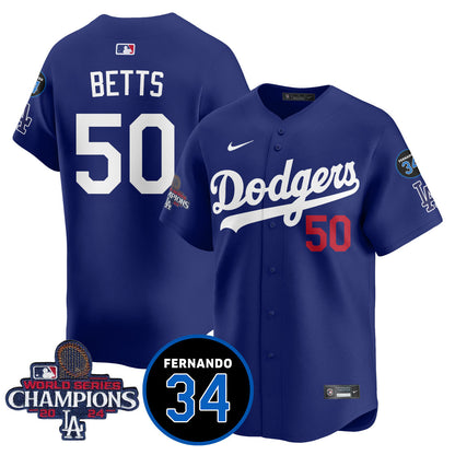 LA Dodgers - World Series Champions 2024 Jersey - All Stitched