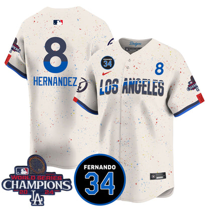 LA Dodgers - World Series Champions 2024 Jersey - All Stitched