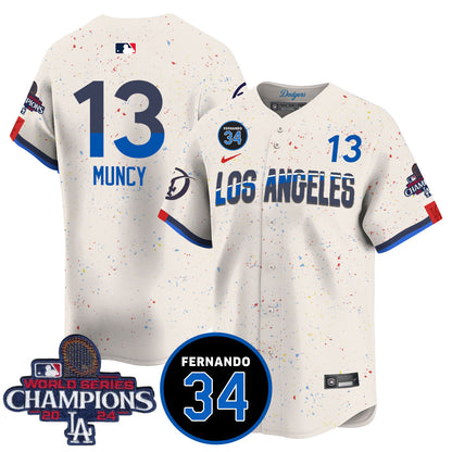 LA Dodgers - World Series Champions 2024 Jersey - All Stitched