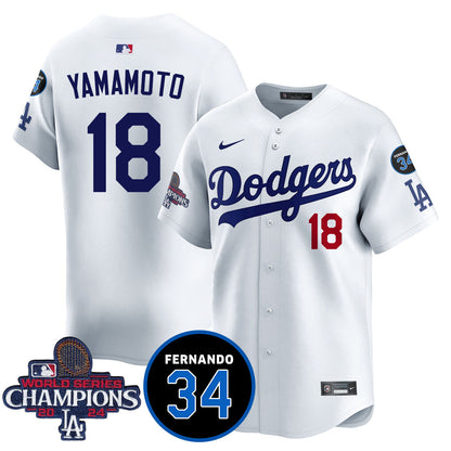 LA Dodgers - World Series Champions 2024 Jersey - All Stitched