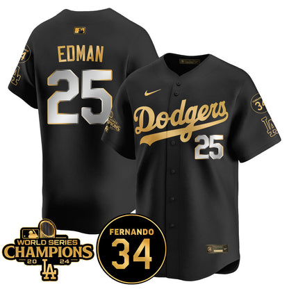 LA Dodgers - World Series Champions 2024 Jersey - All Stitched