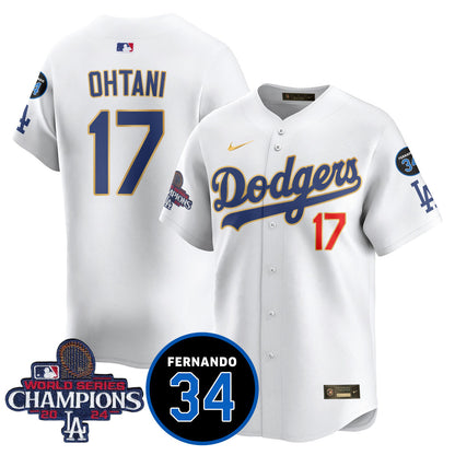 LA Dodgers - World Series Champions 2024 Jersey - All Stitched