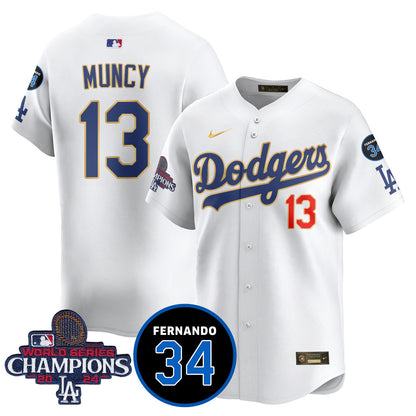 LA Dodgers - World Series Champions 2024 Jersey - All Stitched