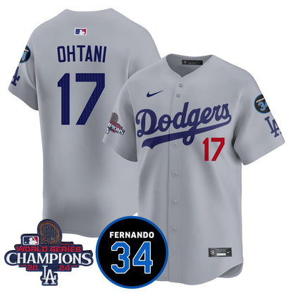 LA Dodgers - World Series Champions 2024 Jersey - All Stitched