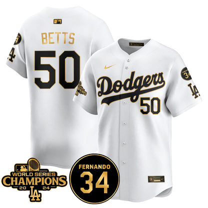 LA Dodgers - World Series Champions 2024 Jersey - All Stitched