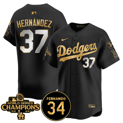 LA Dodgers - World Series Champions 2024 Jersey - All Stitched