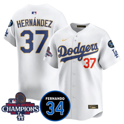 LA Dodgers - World Series Champions 2024 Jersey - All Stitched