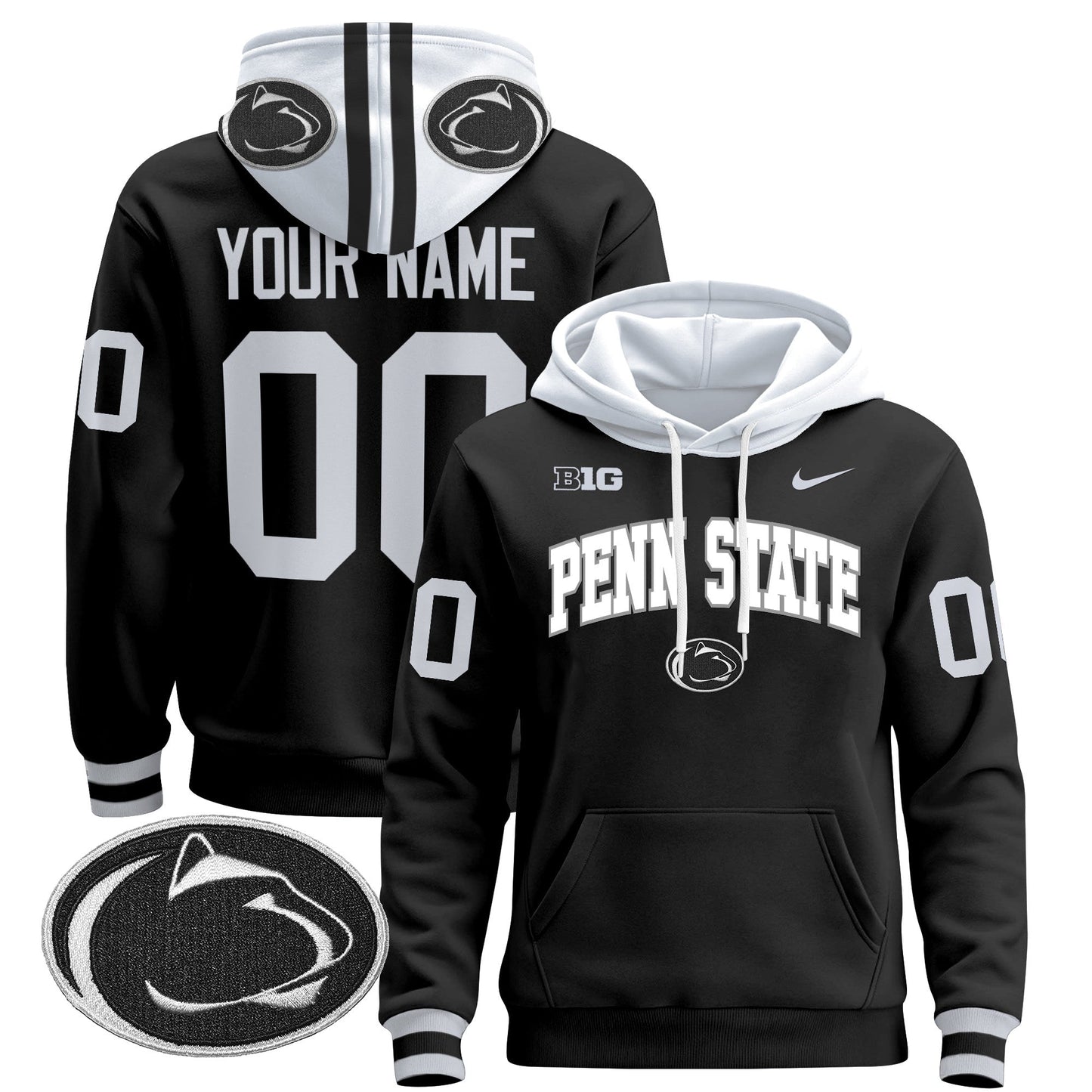 Penn State Nittany Lions 2024 Custom Pullover Hoodie V2