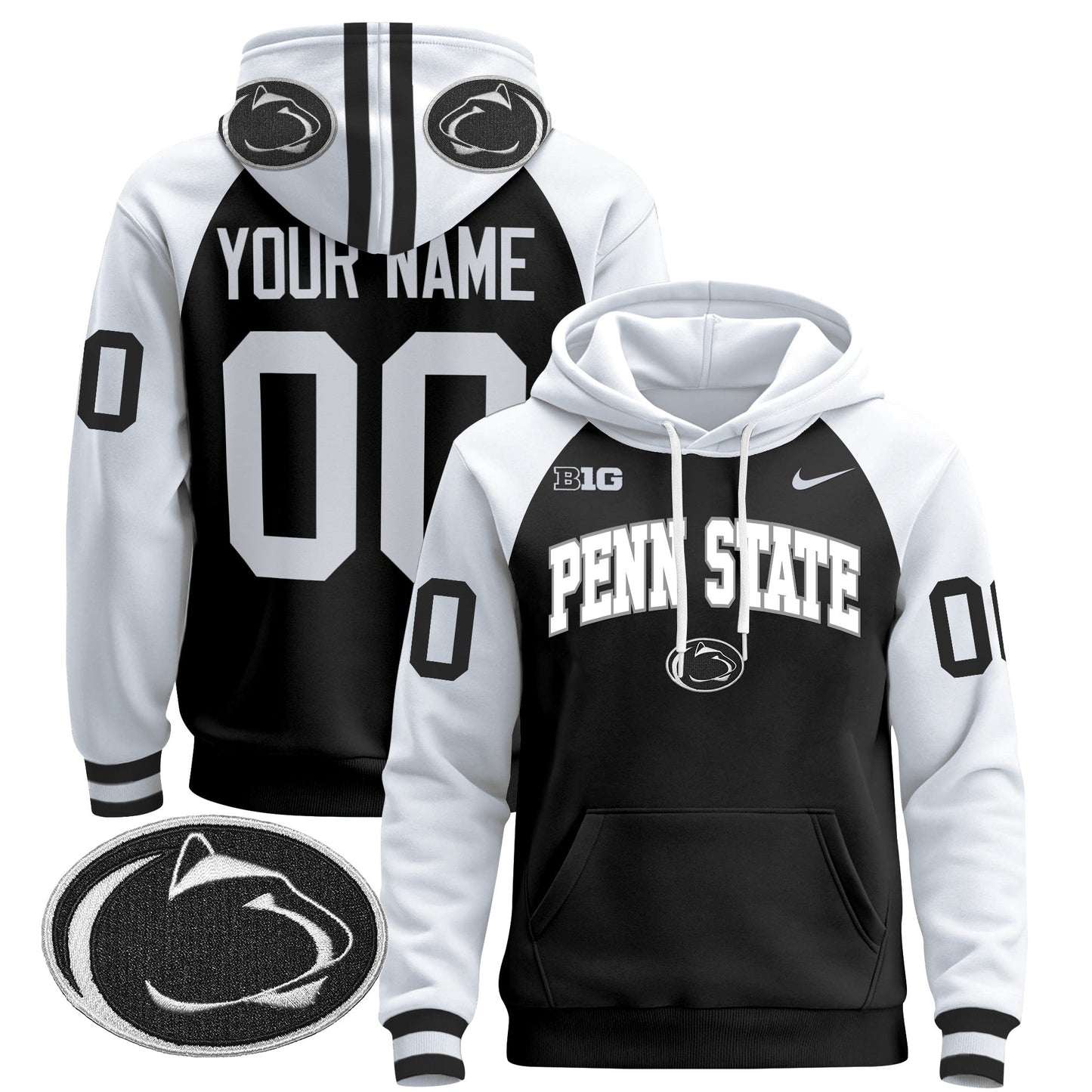 Penn State Nittany Lions 2024 Custom Pullover Hoodie V2