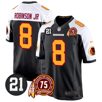 Washington Redskins 75th & Sean Taylor Patch Game Jersey - All Stitched