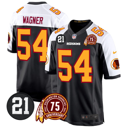 Washington Redskins 75th & Sean Taylor Patch Game Jersey - All Stitched