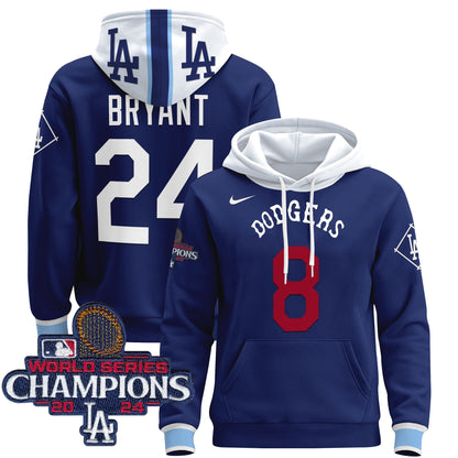 Dodgers Tribute 2024 World Series Champions Pullover Hoodie