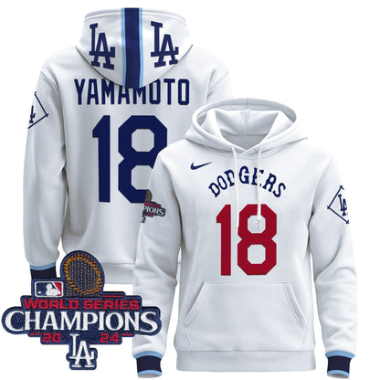 Dodgers Tribute 2024 World Series Champions Pullover Hoodie