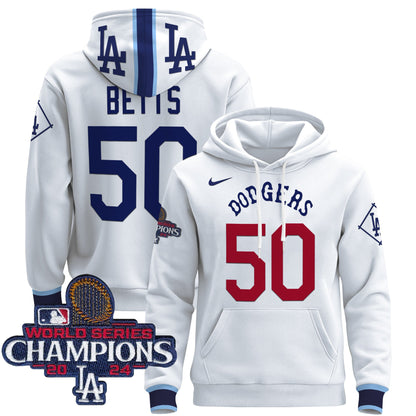 Dodgers Tribute 2024 World Series Champions Pullover Hoodie