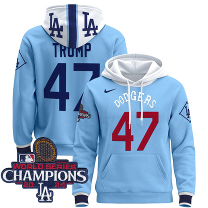 Dodgers Tribute 2024 World Series Champions Pullover Hoodie