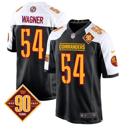 Washington Commanders 90th Anniversary Patch Game Jersey - All Stitched