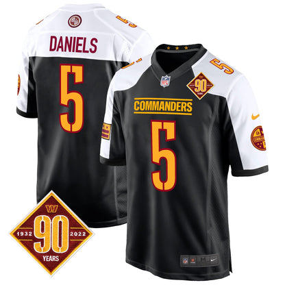 Washington Commanders 90th Anniversary Patch Game Jersey - All Stitched