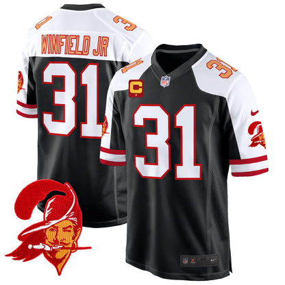 Tampa Bay Buccaneers Throwback Game Jersey - All Stitched