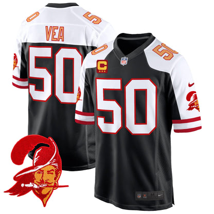 Tampa Bay Buccaneers Throwback Game Jersey - All Stitched