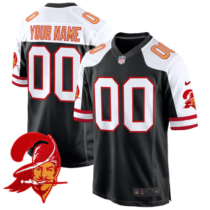 Tampa Bay Buccaneers Throwback Game Custom Jersey - All Stitched